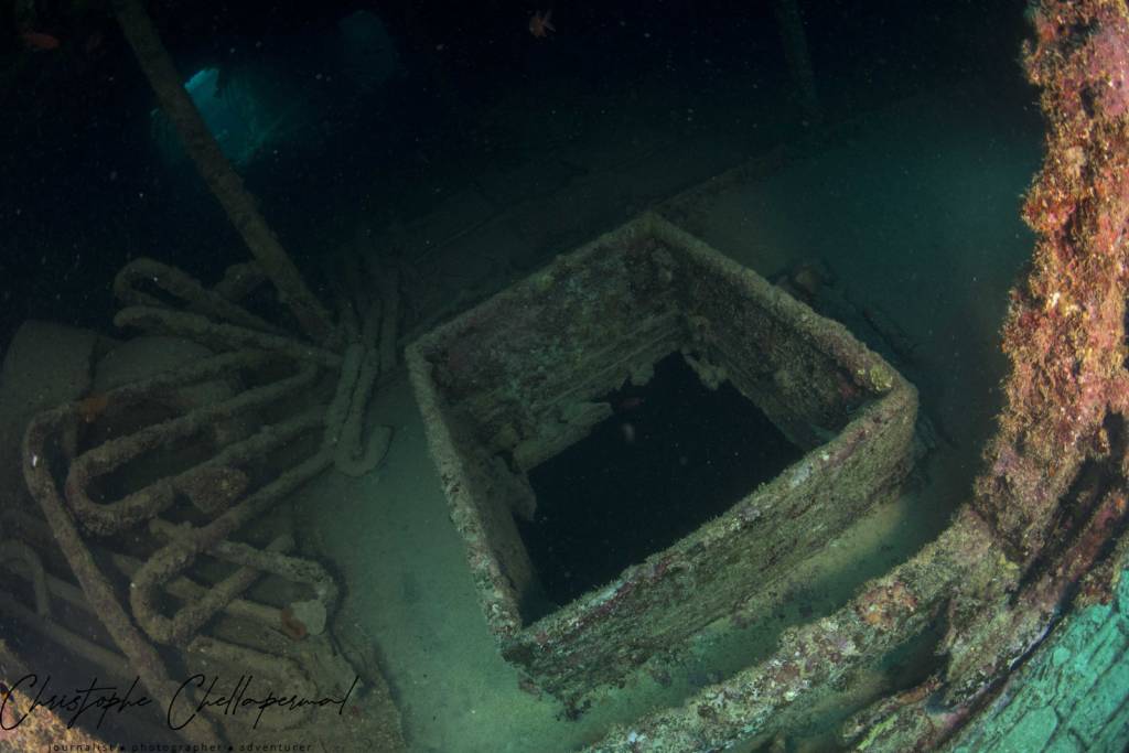 wreck in Mauritius