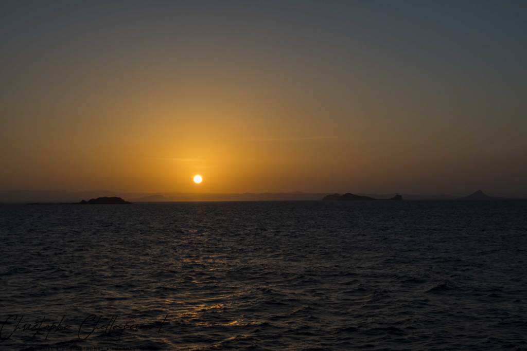 zonsondergang in djibouti